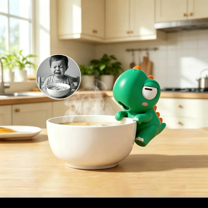 Cute Elephant Shape Cup Hanging Blowing Mini Fan Baby Food Cooling Gadget Portable Kids Toy Safe Soft Wind Cool Down
